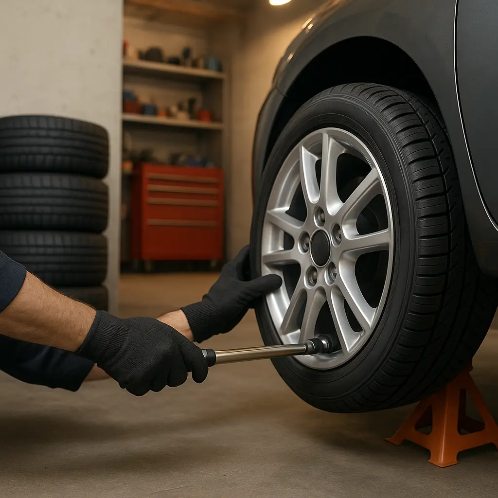 Saisonaler Reifenwechsel